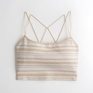 NWT Gilly Hicks Striped Seamless Longline Bralette